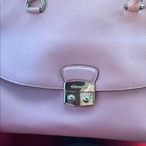 Coach Blush Leather Satchel
